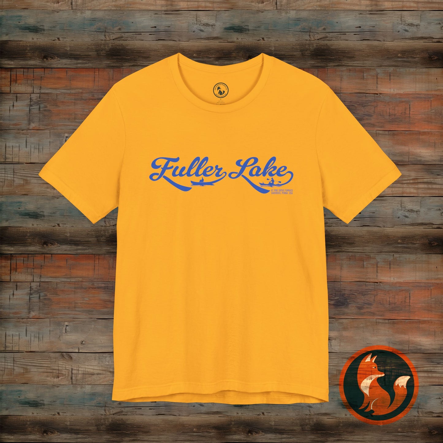 Lake Vibes Unisex T-Shirt - Fuller Lake Graphic Tee, Summer Apparel, Outdoorsy Gift, Lake Lover Shirt, Casual Comfort Wear