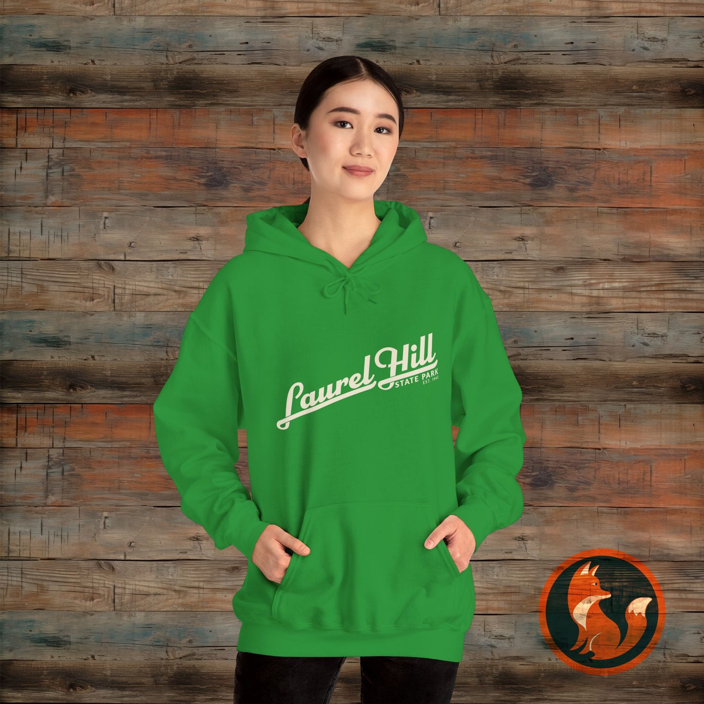 Laurel Hill State Park Vintage Hoodie, Comfort Apparel, Unisex Sweatshirt, Casual Wear, Gift for Him/Her, Cozy Layering