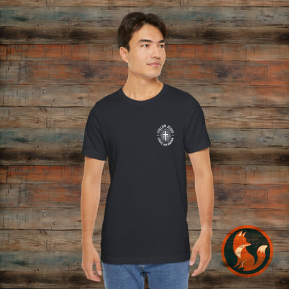 Faith-Inspired Unisex Tee - Follow Jesus Design, Christian Apparel, Inspirational Shirt, Gift for Believers, Religious Tee
