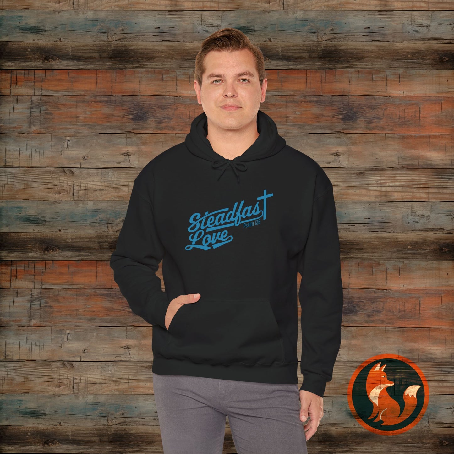 Steadfast Love Hoodie, Cozy Unisex Sweatshirt for Relaxed Vibes, Perfect Gift for Friends and Family, Ideal for Casual Wear, [...]