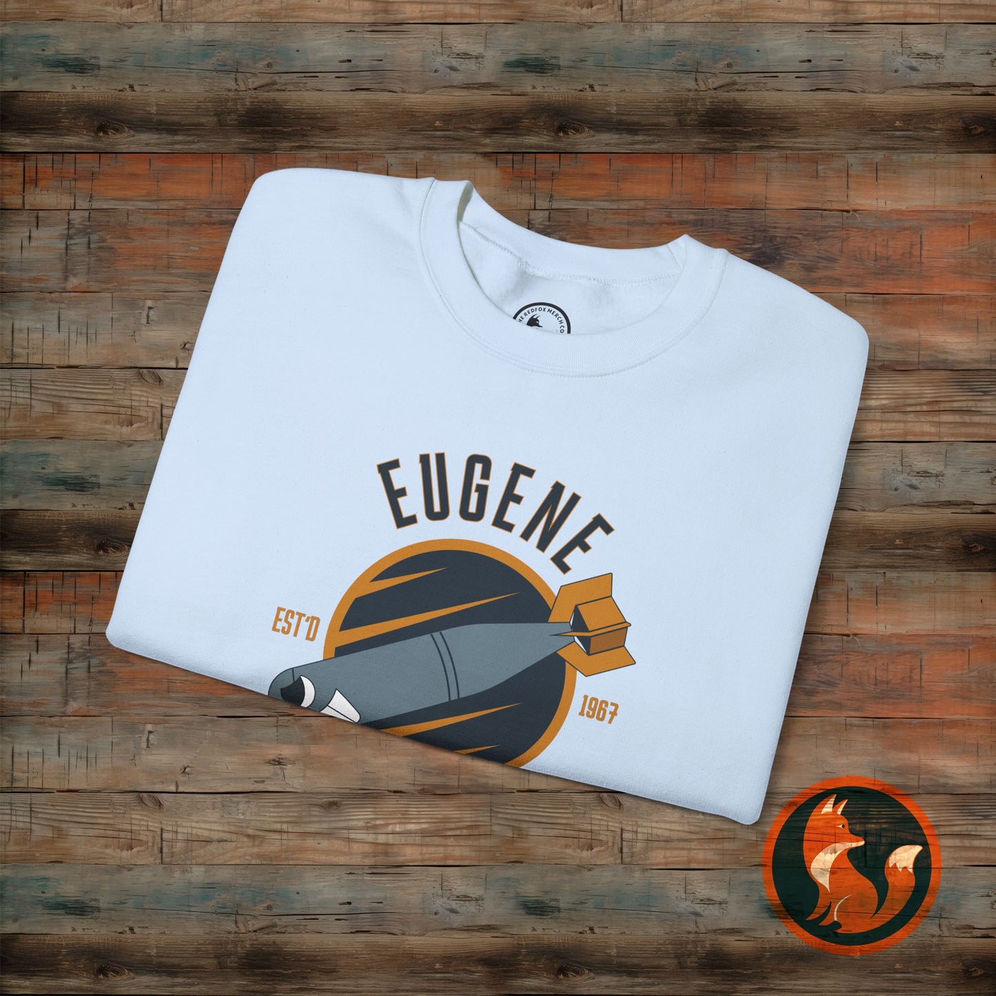 Eugene Bombers Crewneck Sweatshirt - Cozy, Unisex, Sports Apparel, Ideal for Team Spirit, Casual Wear, Gifts for Fans