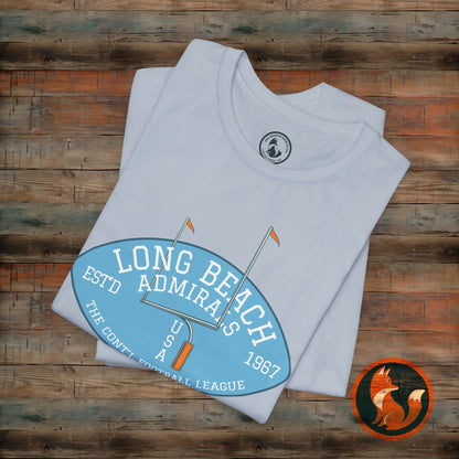 Retro Long Beach Football Tee, Unisex T-Shirt, Casual Wear, Sports Apparel, Gift for Football Lovers, Vintage Style