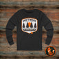 Drift Wood Outfitters Long Sleeve Tee - Unisex Outdoorsy Shirt for Nature Lovers, Camping, Fishing, Hiking, Gift for Adventurers