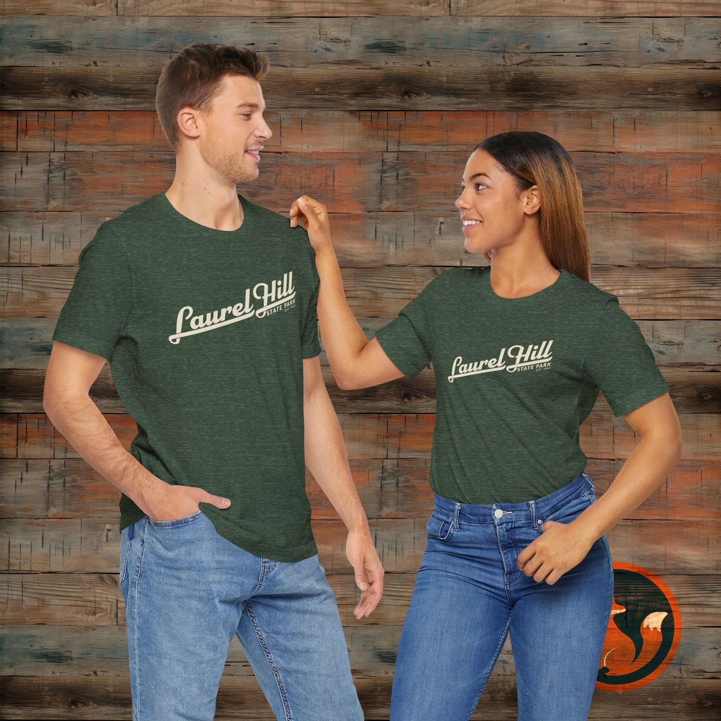 Laurel Hill State Park Tee, Unisex Green Short Sleeve Shirt for Outdoor Lovers, Nature Gift, Adventure Apparel, Hiking T-Shirt, Summer Wear