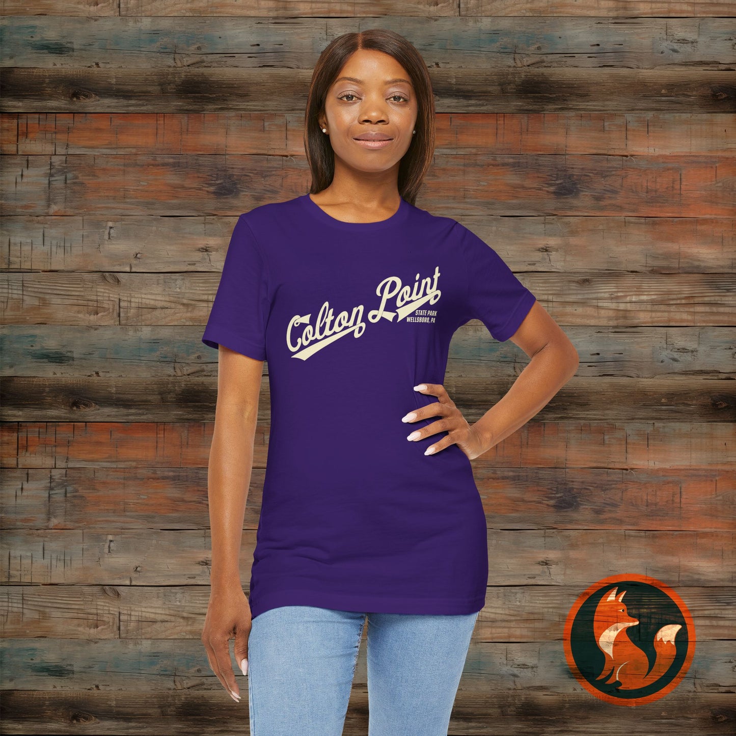 Colton Point Graphic Short Sleeve Tee, Casual Cotton Tee, Unisex T-Shirt, Trendy Summer Shirt, Gift for Travelers, Everyday Wear