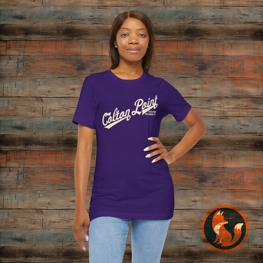 Colton Point Graphic Short Sleeve Tee, Casual Cotton Tee, Unisex T-Shirt, Trendy Summer Shirt, Gift for Travelers, Everyday Wear