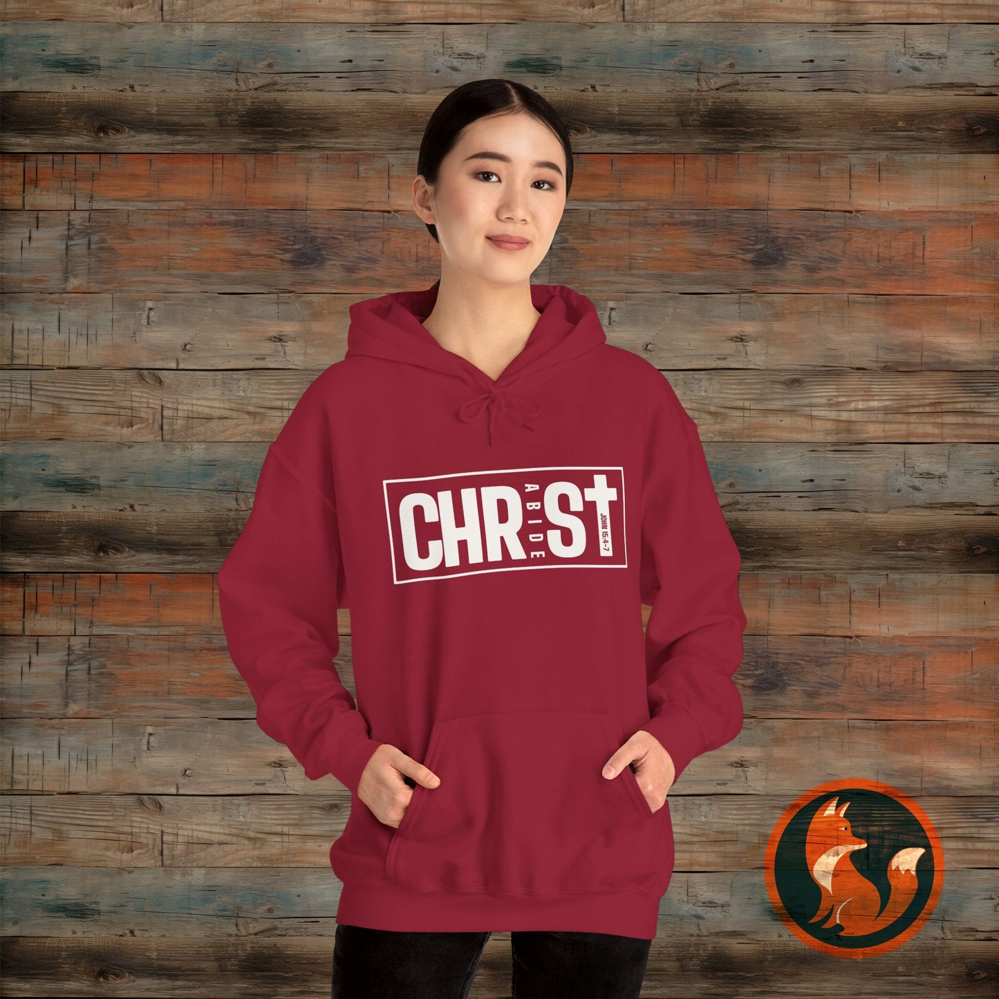 Faith-Inspired Hoodie with Christ Design | Cozy Christian Apparel, Unisex Sweatshirt, Casual Wear, Gift for Believers, Church Events
