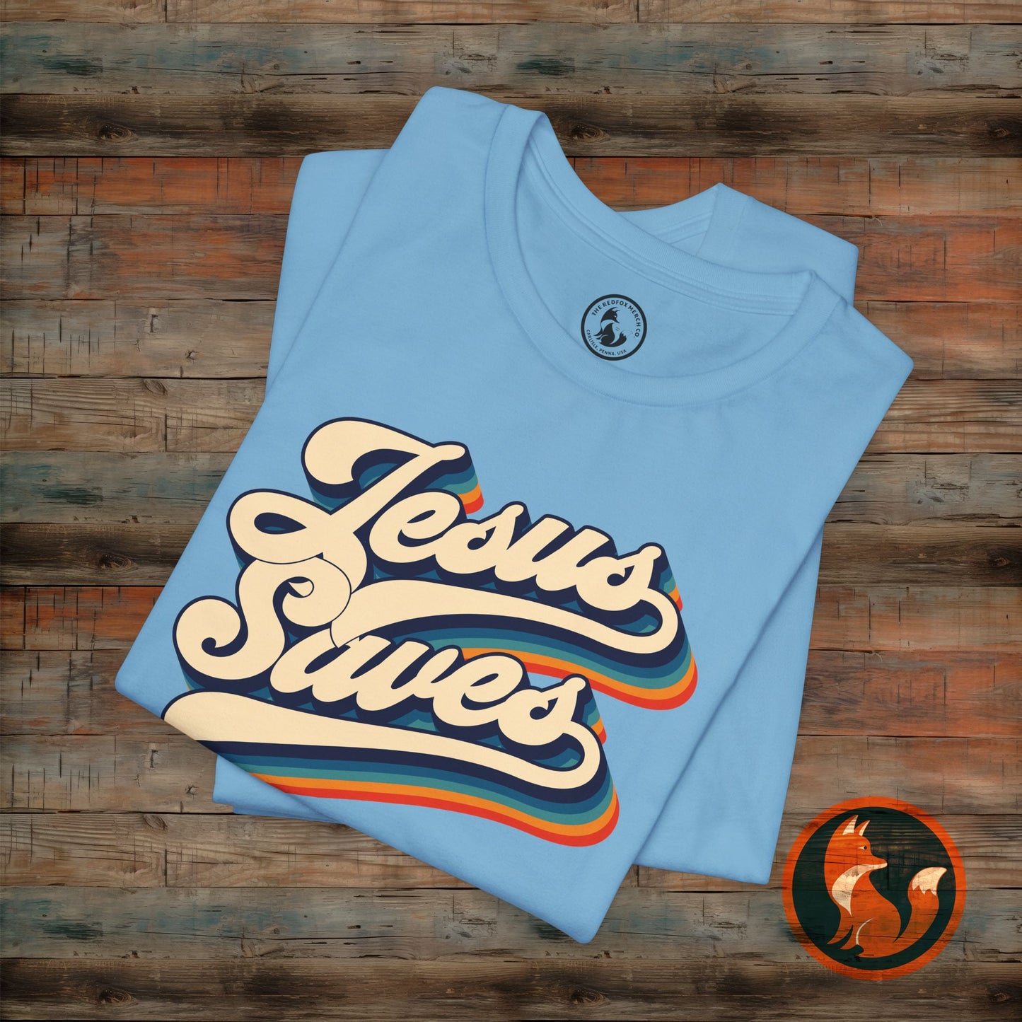 Stylish Jesus Saves Tee, Faith-Based Tee, Unisex Graphic Shirt, Everyday Comfort, Perfect Gift for Believers