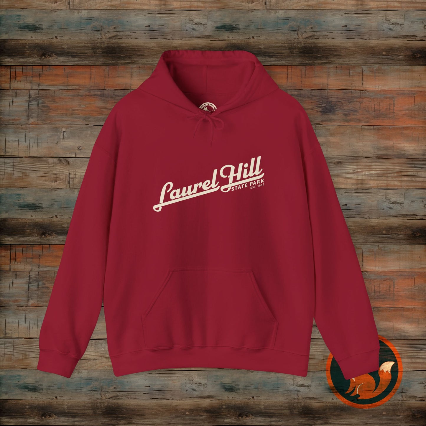 Laurel Hill State Park Vintage Hoodie, Comfort Apparel, Unisex Sweatshirt, Casual Wear, Gift for Him/Her, Cozy Layering