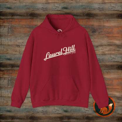 Laurel Hill State Park Vintage Hoodie, Comfort Apparel, Unisex Sweatshirt, Casual Wear, Gift for Him/Her, Cozy Layering