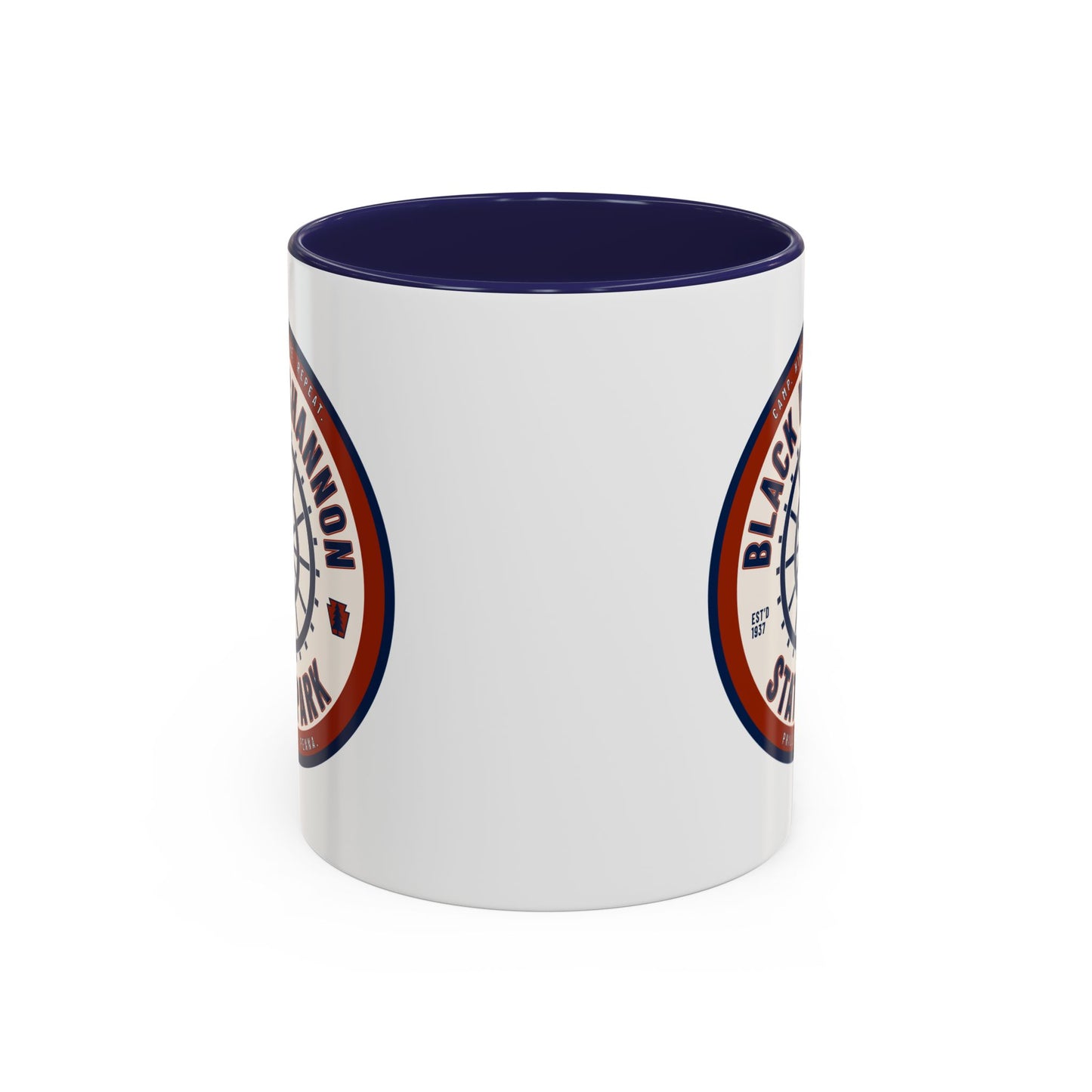 Accent Coffee Mug with Black Moshannion State Park Design - Perfect for Nature Lovers, Hiking Gifts, Outdoor Adventures, Unique Coffee [...]