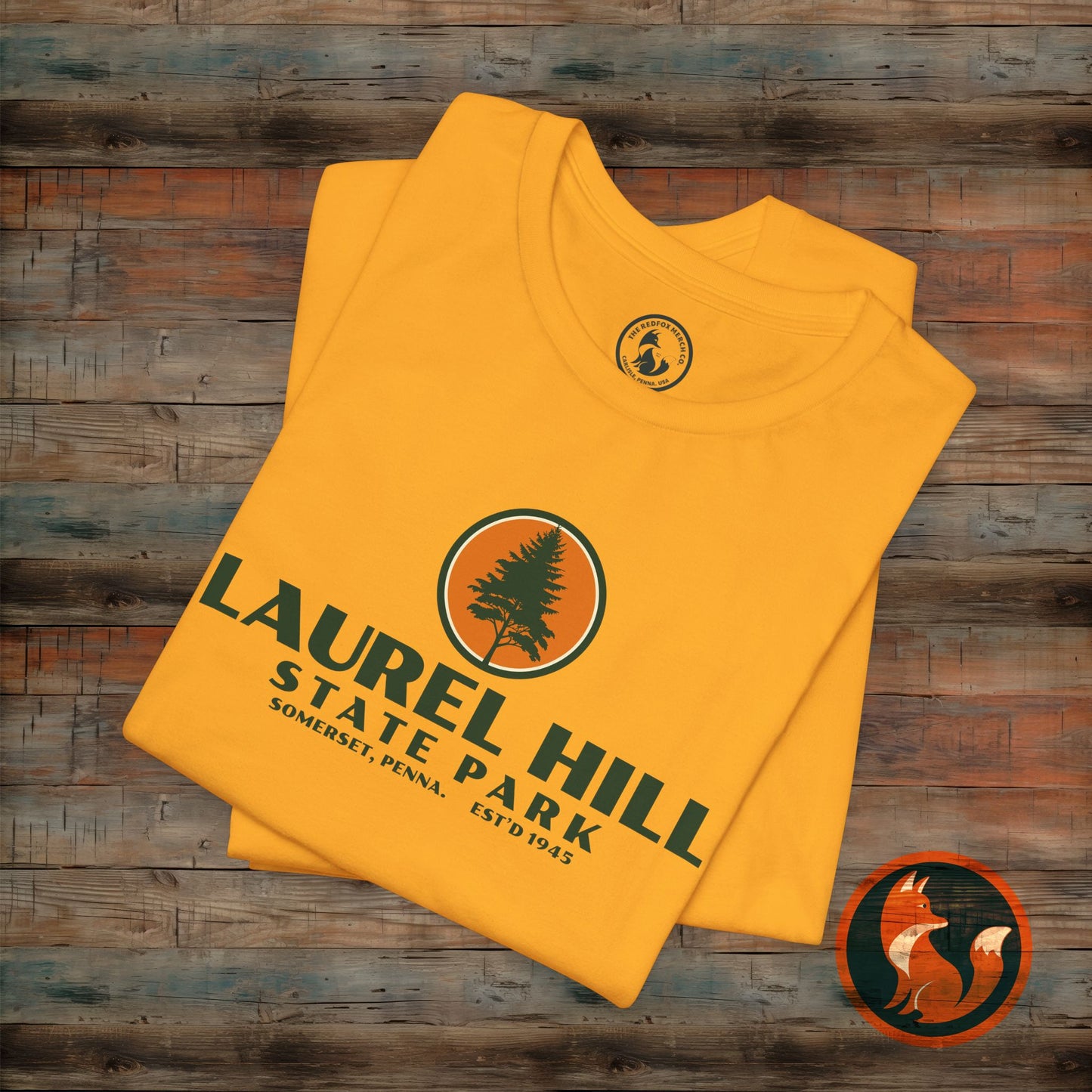 Laurel Hill State Park Tee - Unisex Jersey Short Sleeve T-Shirt, Nature Lover's Gift, Outdoor Adventure Apparel, Casual Wear, Gift for [...]