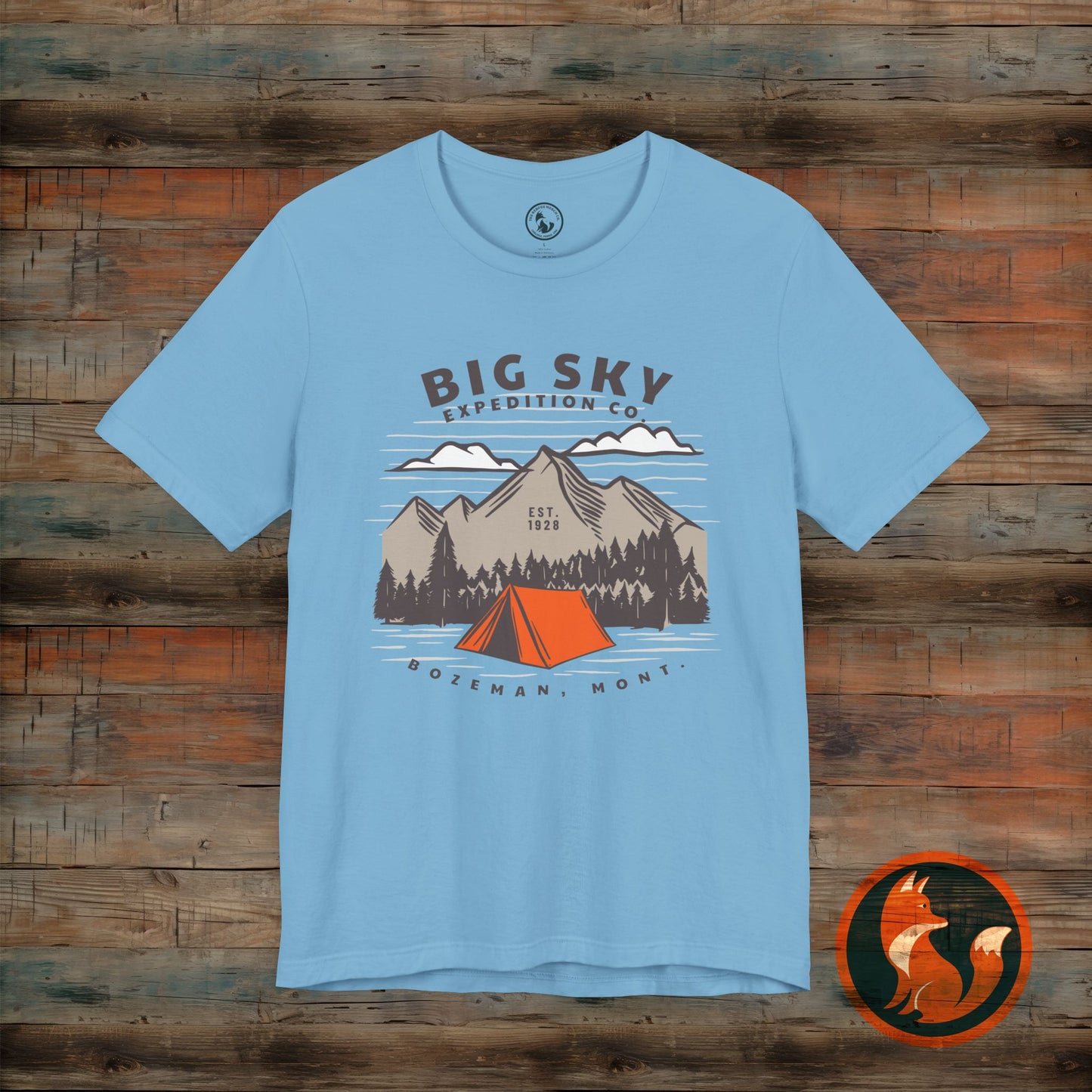 Adventure Inspired Graphic Tee, Outdoor T-Shirt, Camping Apparel, Nature Lover Gift, Travel Shirt, Big Sky Expedition