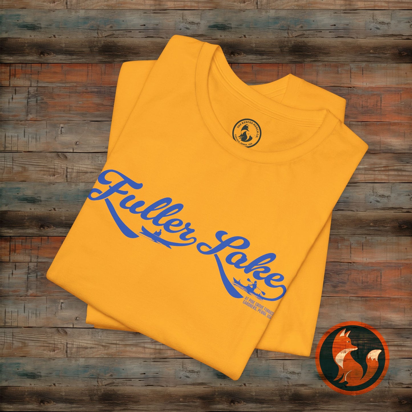Lake Vibes Unisex T-Shirt - Fuller Lake Graphic Tee, Summer Apparel, Outdoorsy Gift, Lake Lover Shirt, Casual Comfort Wear