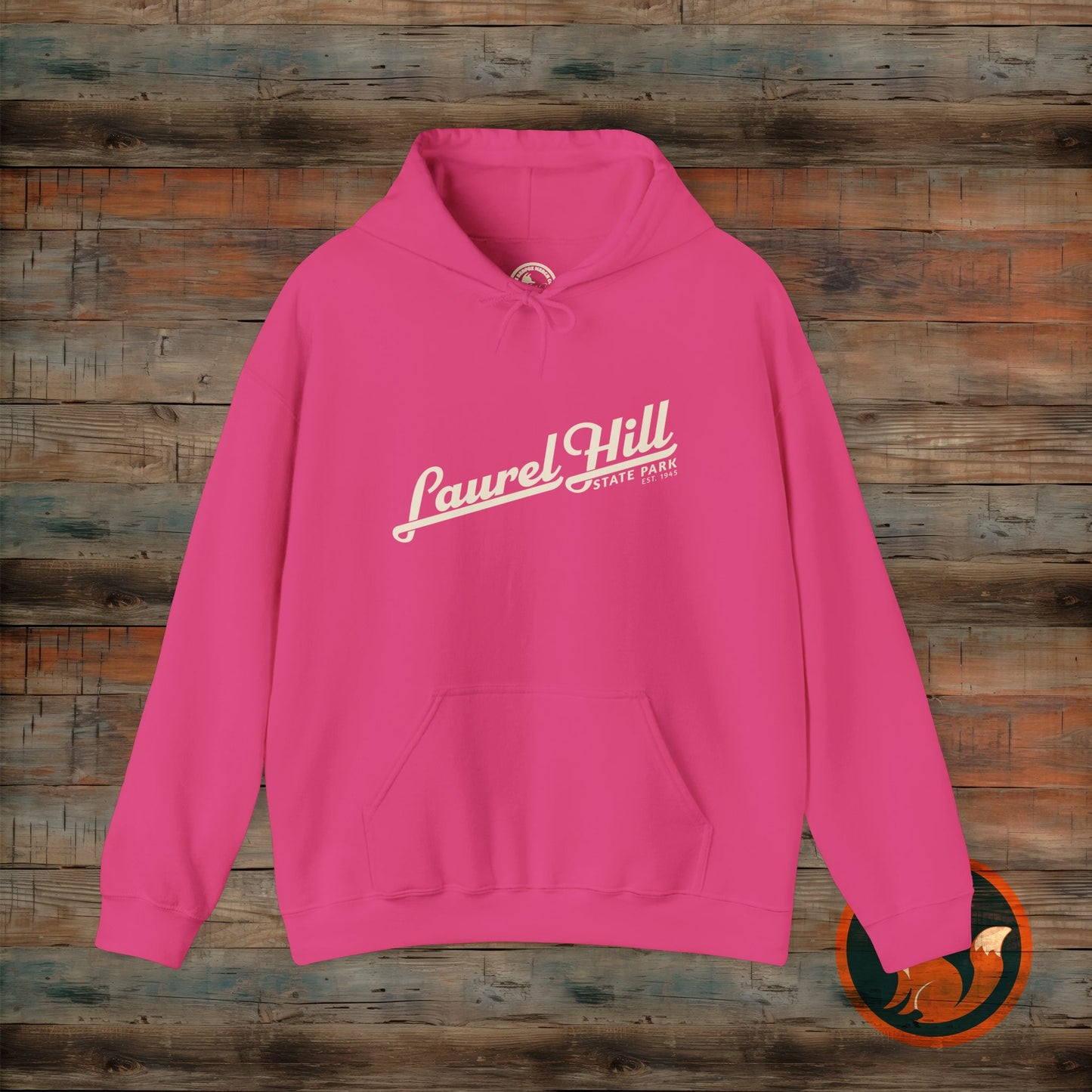 Laurel Hill State Park Vintage Hoodie, Comfort Apparel, Unisex Sweatshirt, Casual Wear, Gift for Him/Her, Cozy Layering