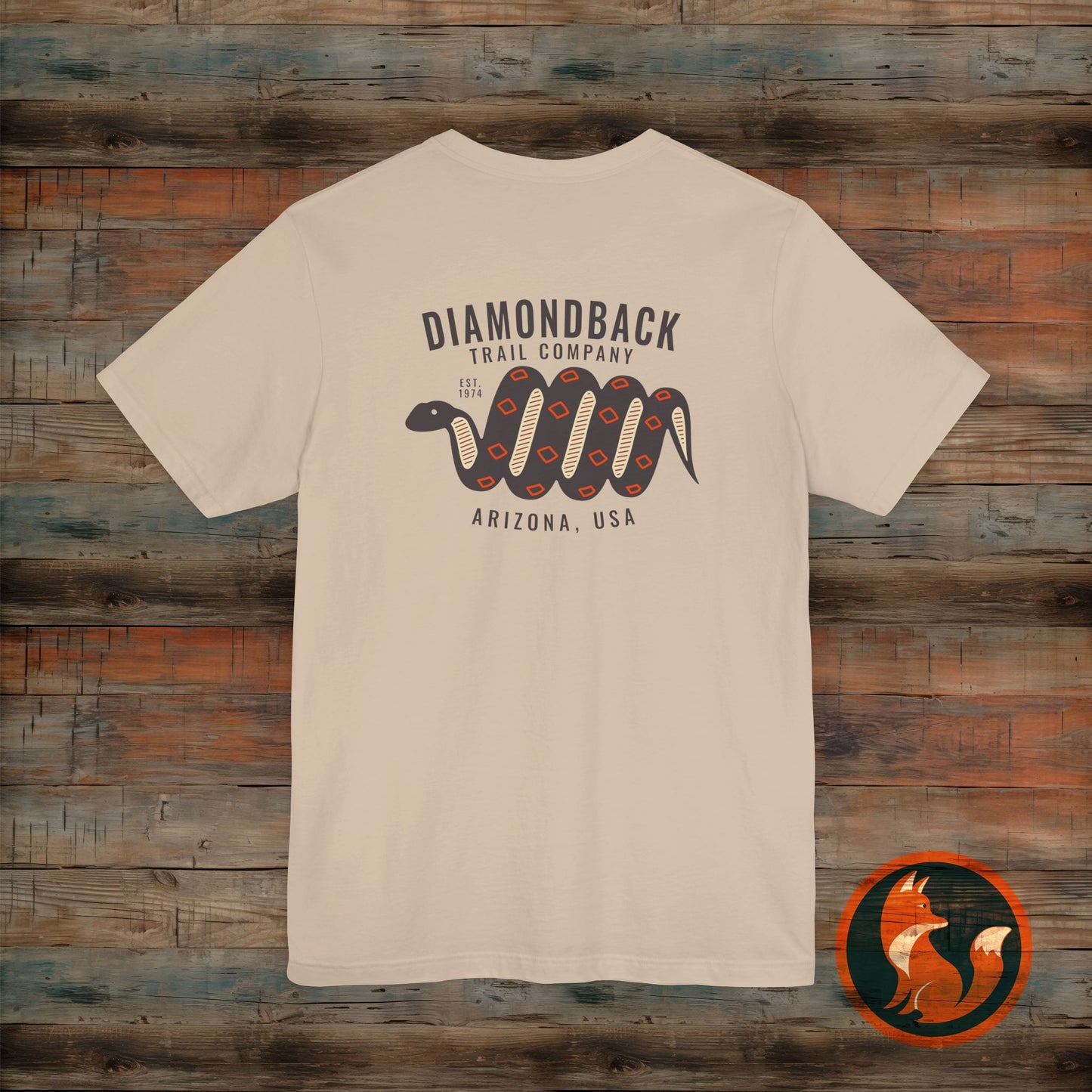 Diamondback Trail Company Tee - Unisex Short Sleeve Shirt, Nature Lover Apparel, Outdoor Adventure Top, Gift for Hikers, Eco-Friendly [...]