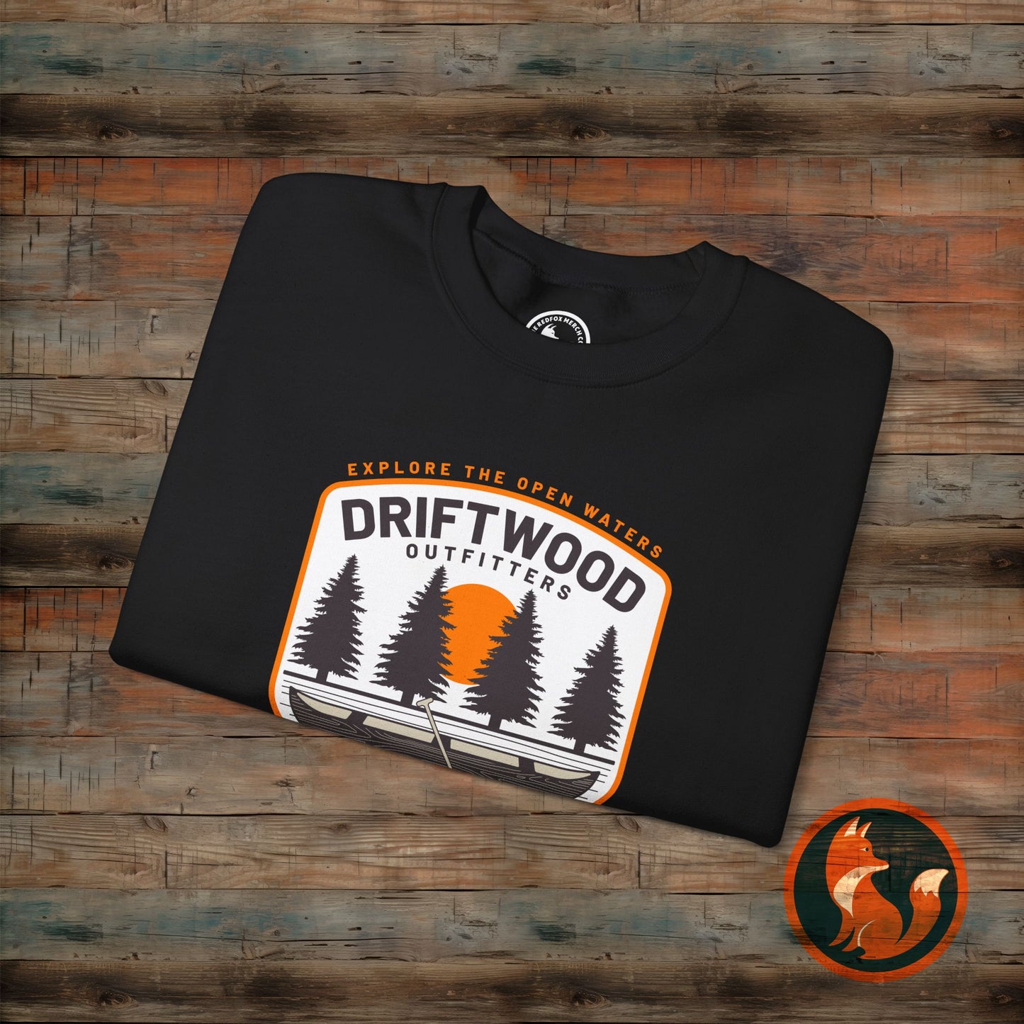 Driftwood Outfitters Crewneck Sweatshirt - Cozy Unisex Pullover for Outdoor Lovers, Perfect for Camping, Hiking, or Casual Wear, [...]