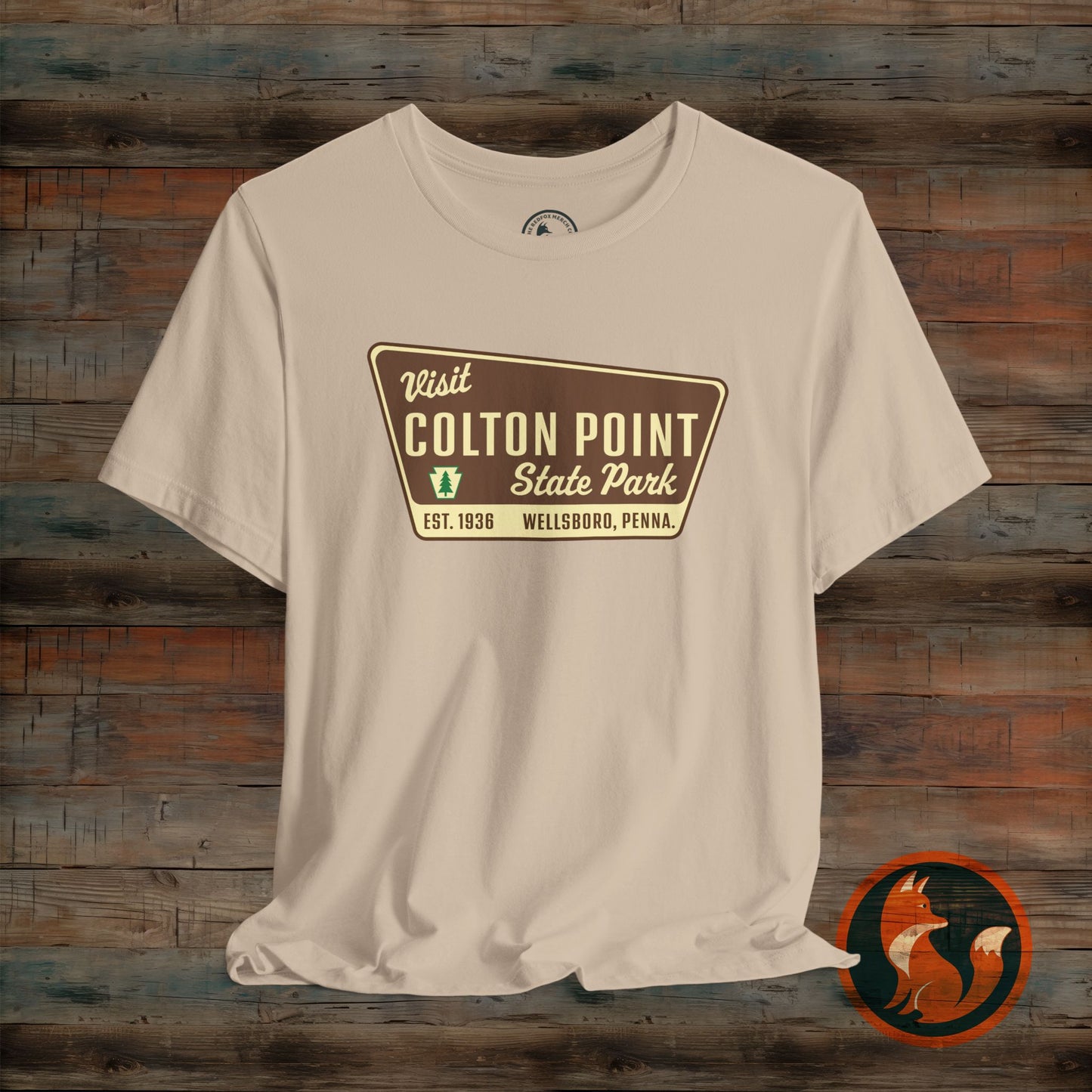 Vintage Colton Point Park Tee - Unisex Jersey Short Sleeve T-Shirt, Casual Outdoor Wear, Travel Souvenir, Nature Lover Gift, Camping Apparel
