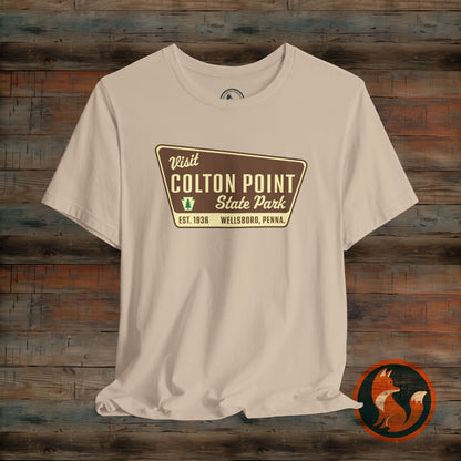 Vintage Colton Point Park Tee - Unisex Jersey Short Sleeve T-Shirt, Casual Outdoor Wear, Travel Souvenir, Nature Lover Gift, Camping Apparel