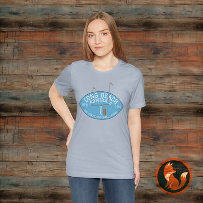 Retro Long Beach Football Tee, Unisex T-Shirt, Casual Wear, Sports Apparel, Gift for Football Lovers, Vintage Style