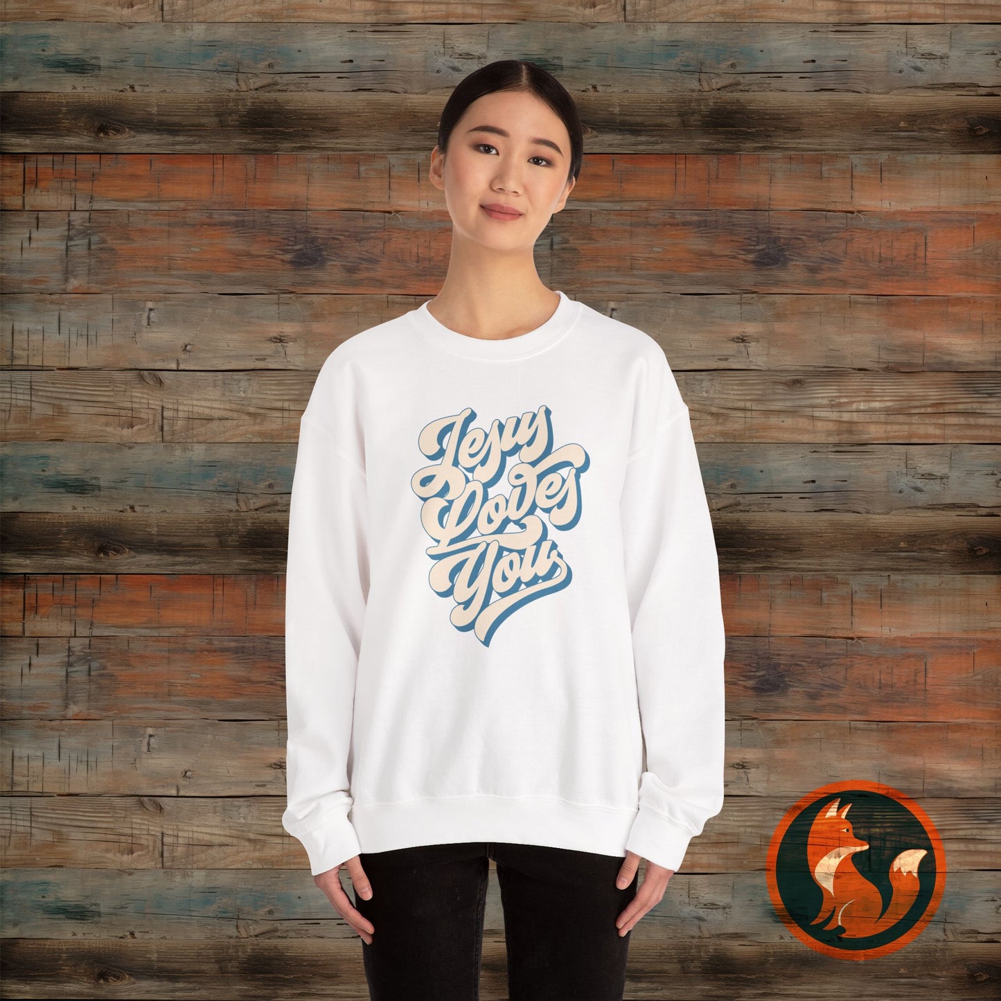 Jesus Loves You Sweatshirt: Unisex Love Design, Cozy Gift for Friends, Family, Valentine's Day, Birthday, Everyday Wear