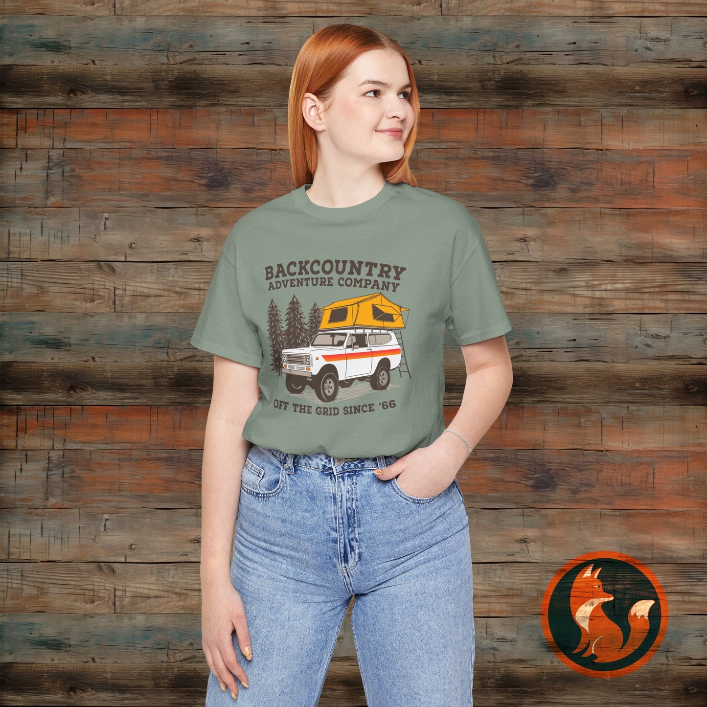 Backcountry Adventure Company Tee, Vintage Camping Shirt, Outdoor Enthusiast Gift, Unisex Graphic Tee, Travel Lover Apparel