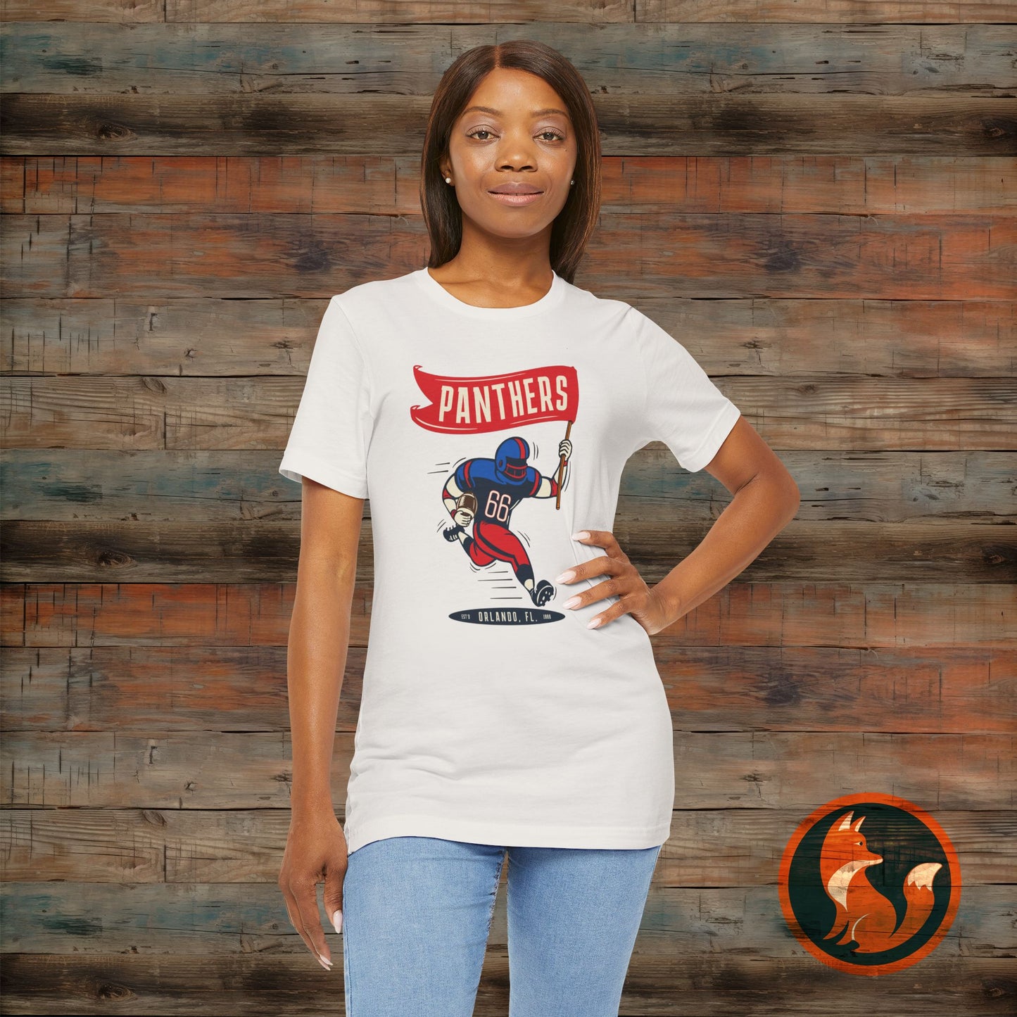 Orlando Panthers CoFL Unisex Jersey Tee, Sporty T-Shirt, Game Day Apparel, Football Fan Shirt, Athletic Wear, Casual Comfort