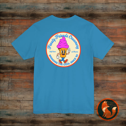 Ice Cream Parlor Tee, Cute Summer Shirt, Fun Gift for Friends, Unisex Graphic Tee, Ice Cream Lovers Apparel, Retro Design T-Shirt
