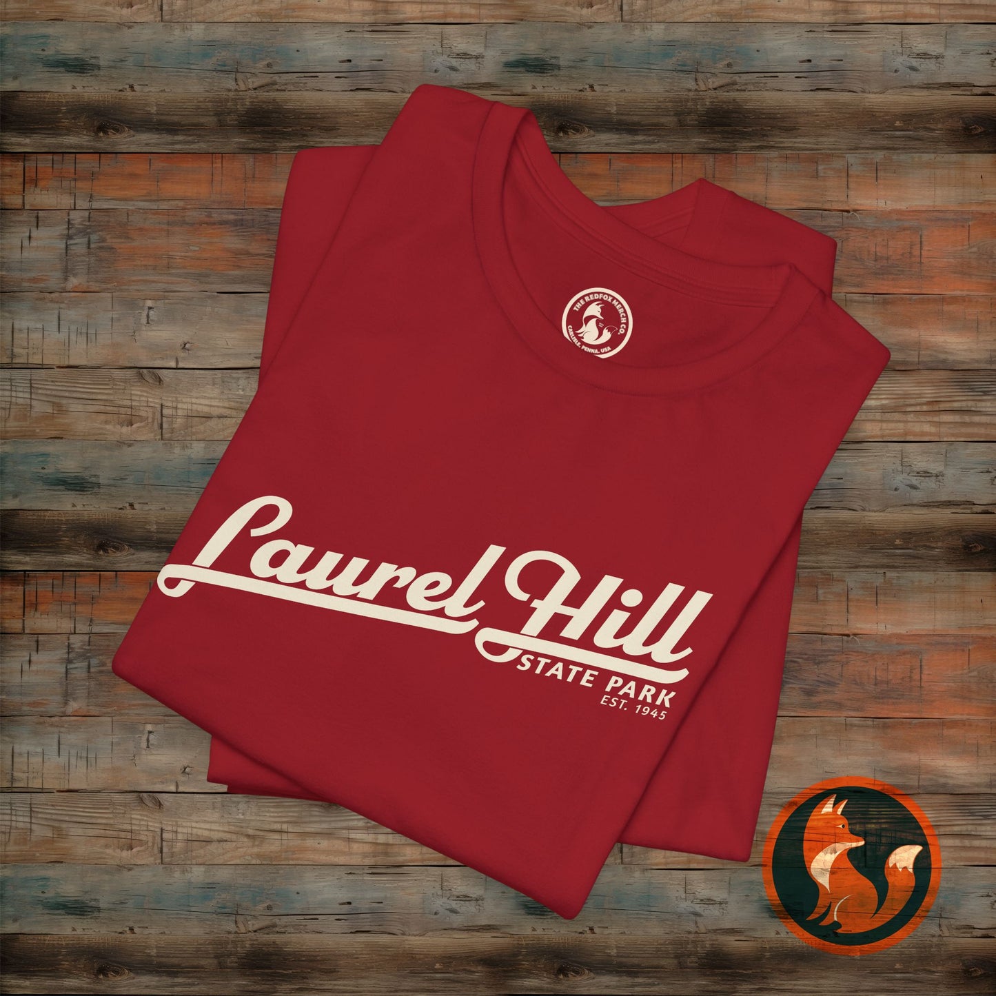 Laurel Hill State Park Tee, Unisex Green Short Sleeve Shirt for Outdoor Lovers, Nature Gift, Adventure Apparel, Hiking T-Shirt, Summer Wear