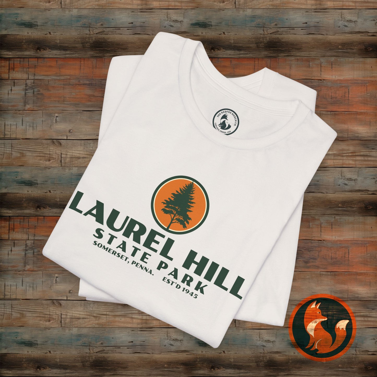 Laurel Hill State Park Tee - Unisex Jersey Short Sleeve T-Shirt, Nature Lover's Gift, Outdoor Adventure Apparel, Casual Wear, Gift for [...]