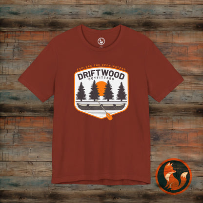 Driftwood Outfitters Unisex Tee, Adventure Shirt, Nature Lover Gift, Camping Apparel, Casual Wear, Perfect all Year