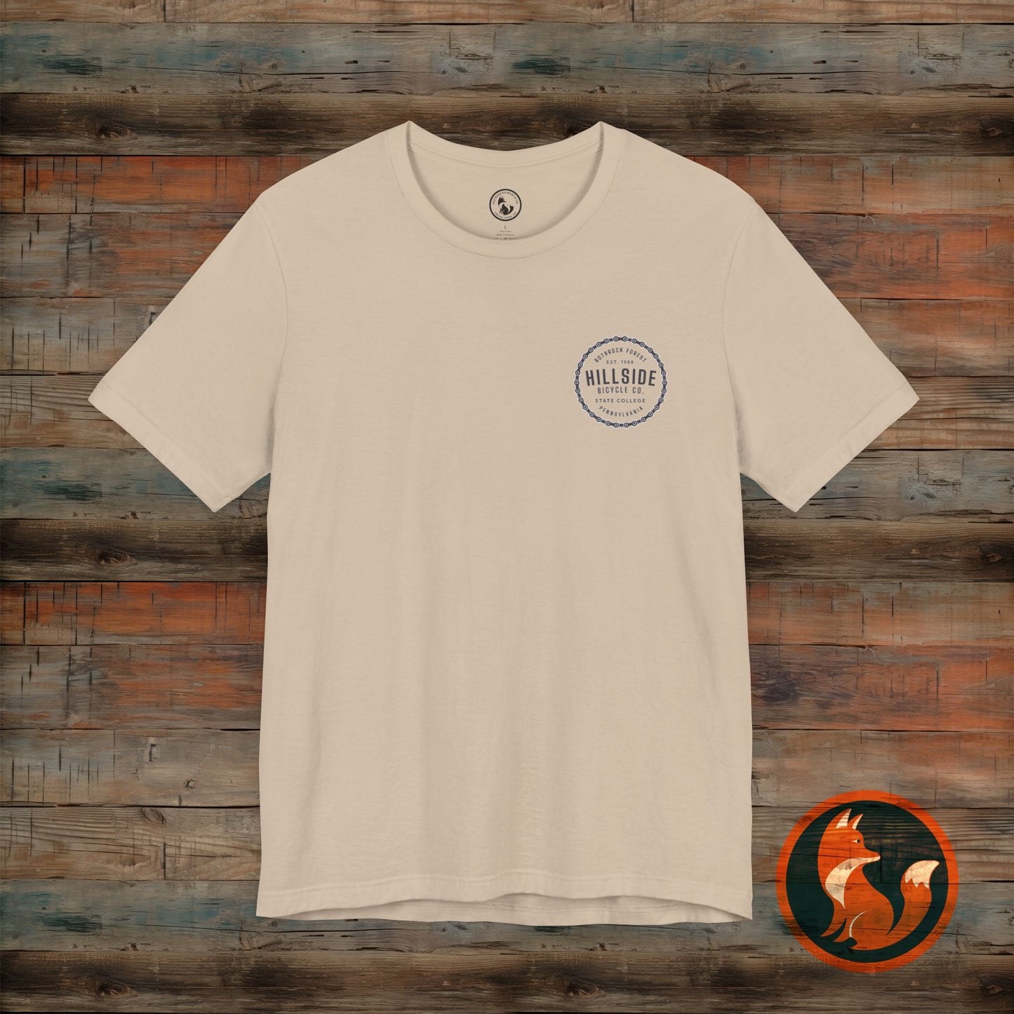 Vintage Bicycle Co. Tee - Unisex Jersey Short Sleeve T-Shirt, Retro Graphic Tee, Bike Lover Gift, Casual Wear, Summer Essential