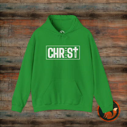 Faith-Inspired Hoodie with Christ Design | Cozy Christian Apparel, Unisex Sweatshirt, Casual Wear, Gift for Believers, Church Events