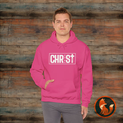 Faith-Inspired Hoodie with Christ Design | Cozy Christian Apparel, Unisex Sweatshirt, Casual Wear, Gift for Believers, Church Events