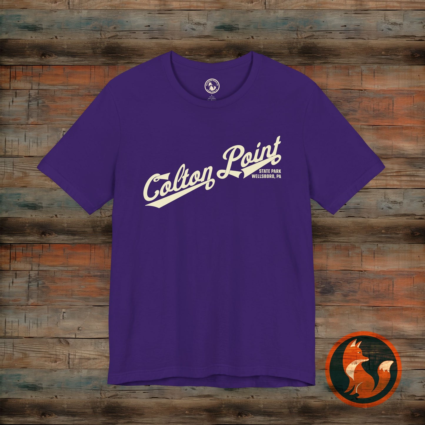 Colton Point Graphic Short Sleeve Tee, Casual Cotton Tee, Unisex T-Shirt, Trendy Summer Shirt, Gift for Travelers, Everyday Wear