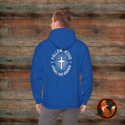 Faith-Inspired Hooded Sweatshirt - Follow Jesus Design, Unisex Cozy Pullover, Christian Apparel, Perfect Gift for Believers, Ideal for [...]