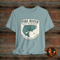 Pine River Fishing Tee - Perfect for Outdoors Enthusiasts, Great for Summer, Father's Day, Fishing Trips, or Just Casual Wear
