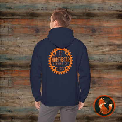 Cozy Unisex Hooded Sweatshirt, Perfect for Casual Wear, Gift for Friends, Outdoor Activities, Fall Fashion, Northstar Design
