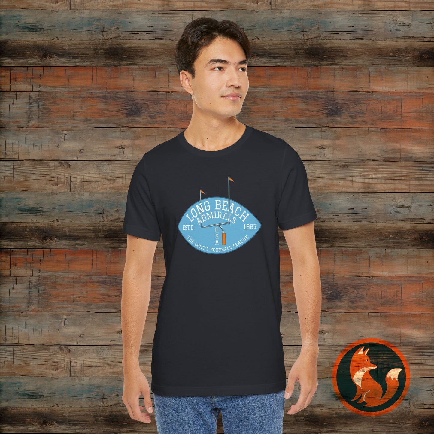 Retro Long Beach Football Tee, Unisex T-Shirt, Casual Wear, Sports Apparel, Gift for Football Lovers, Vintage Style