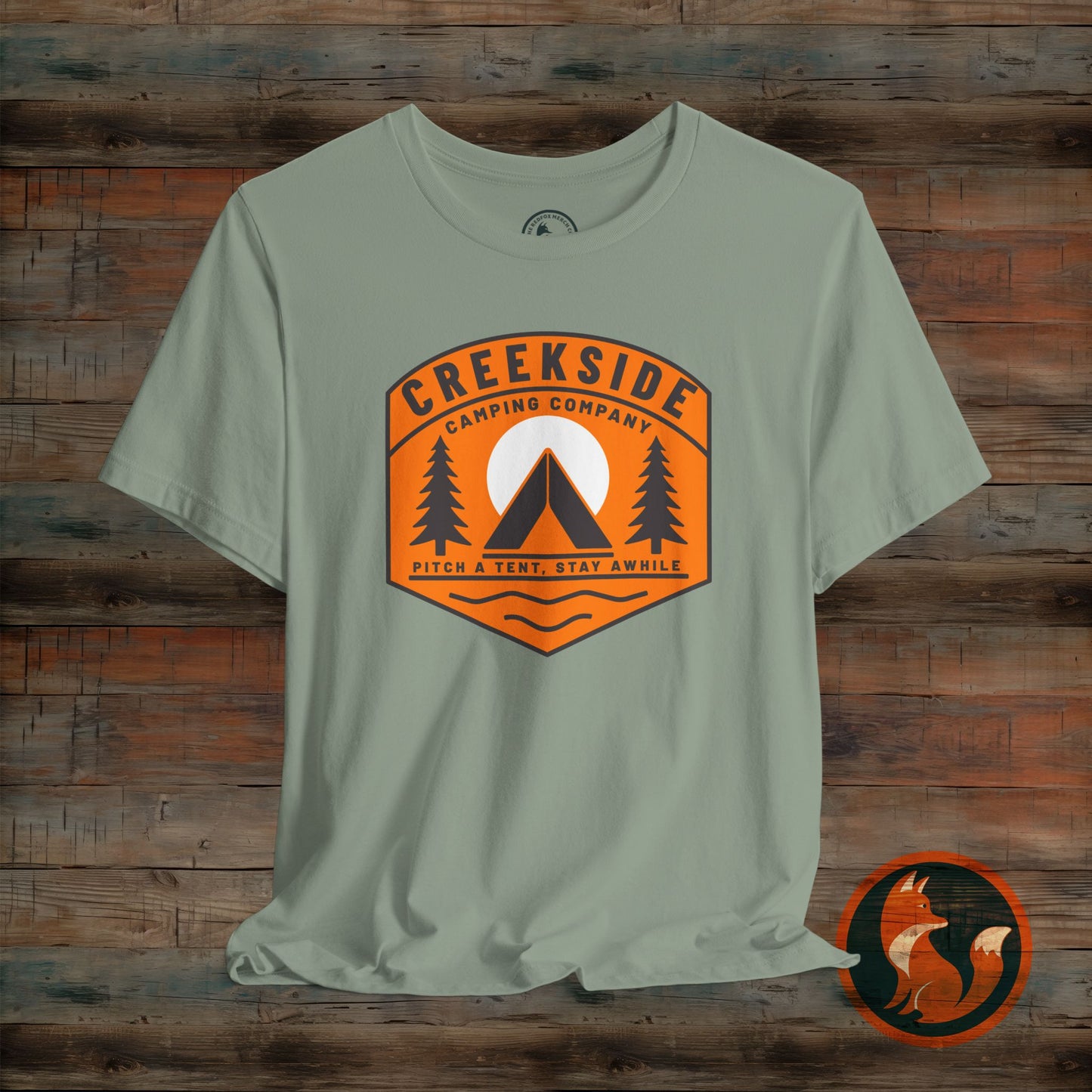 Creekside Camping Unisex Tee - Adventure Vibes, Outdoor Excursions, Nature Lover Gift, Summer Campwear, Hiking Apparel, Travel Shirt