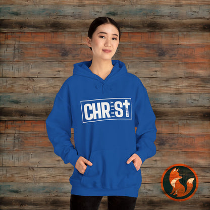 Faith-Inspired Hoodie with Christ Design | Cozy Christian Apparel, Unisex Sweatshirt, Casual Wear, Gift for Believers, Church Events