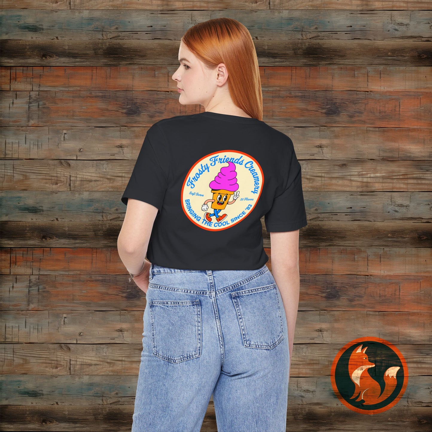 Ice Cream Parlor Tee, Cute Summer Shirt, Fun Gift for Friends, Unisex Graphic Tee, Ice Cream Lovers Apparel, Retro Design T-Shirt