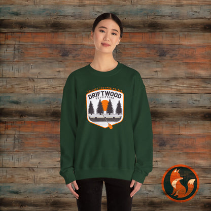 Driftwood Outfitters Crewneck Sweatshirt - Cozy Unisex Pullover for Outdoor Lovers, Perfect for Camping, Hiking, or Casual Wear, [...]