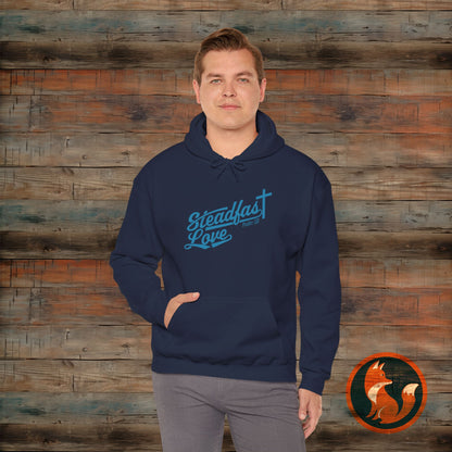 Steadfast Love Hoodie, Cozy Unisex Sweatshirt for Relaxed Vibes, Perfect Gift for Friends and Family, Ideal for Casual Wear, [...]