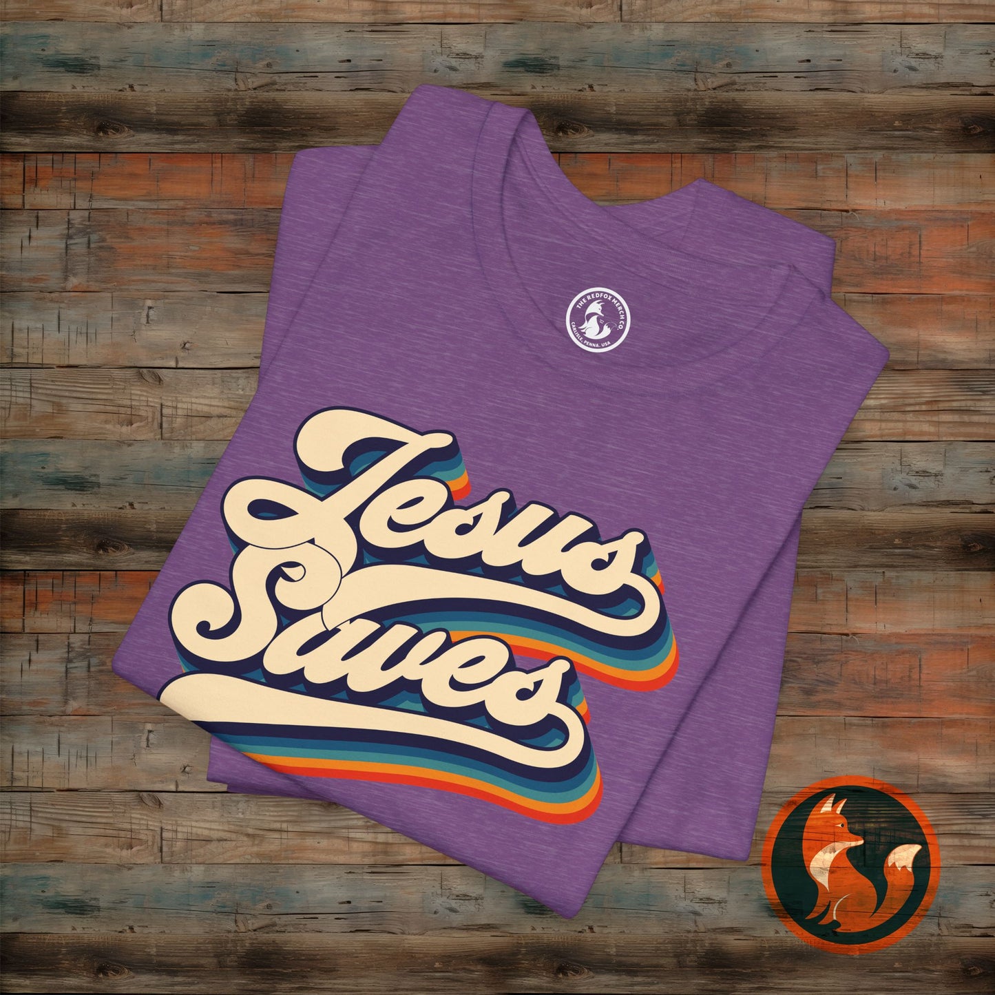 Stylish Jesus Saves Tee, Faith-Based Tee, Unisex Graphic Shirt, Everyday Comfort, Perfect Gift for Believers
