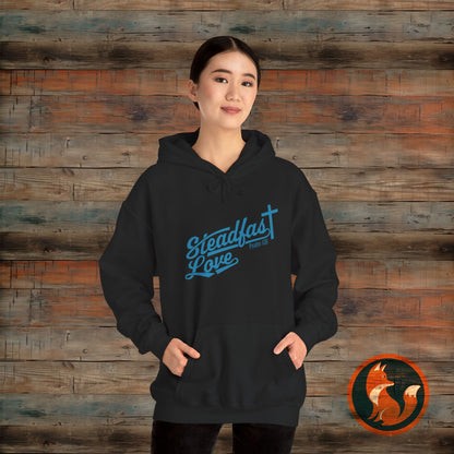 Steadfast Love Hoodie, Cozy Unisex Sweatshirt for Relaxed Vibes, Perfect Gift for Friends and Family, Ideal for Casual Wear, [...]