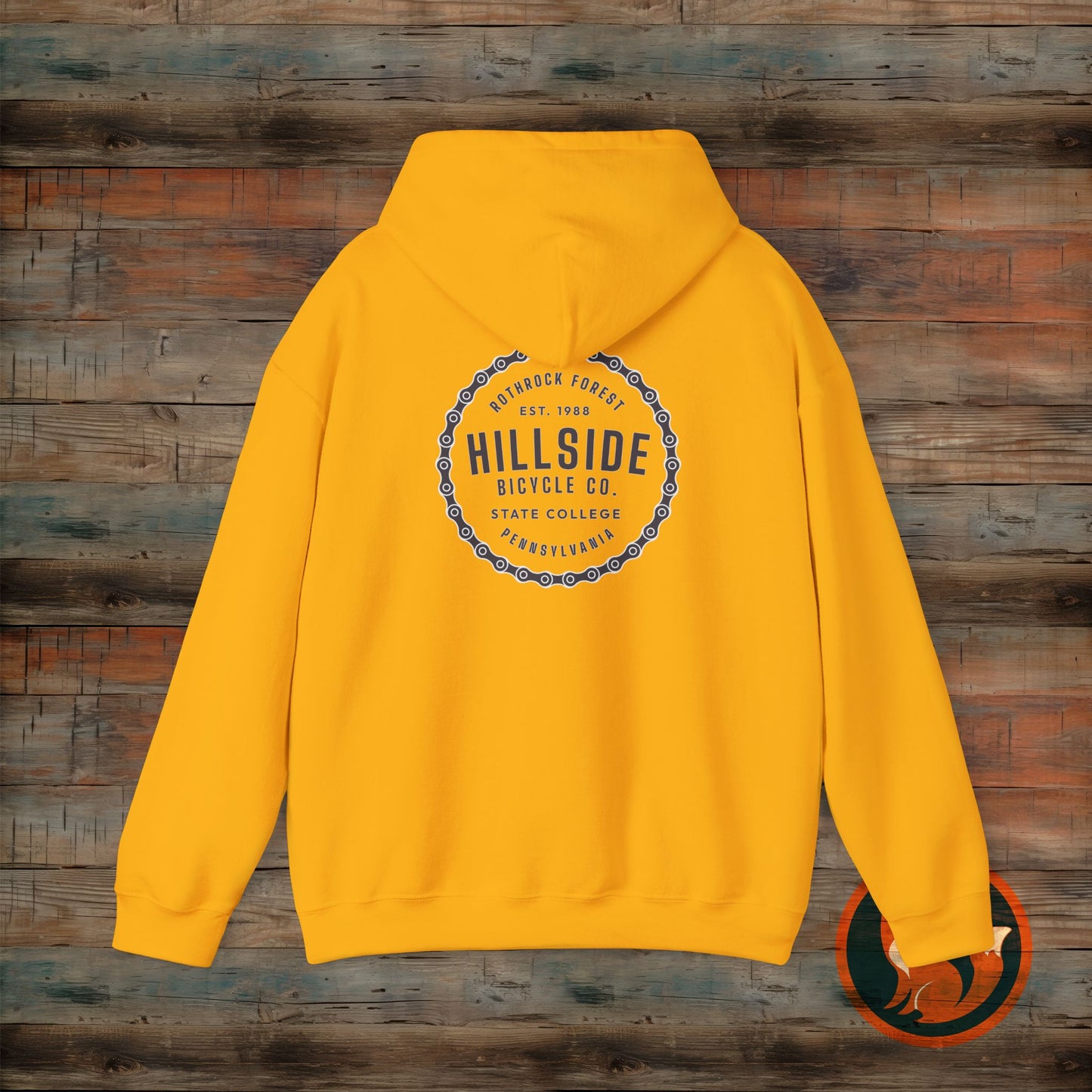 Hooded Sweatshirt with Hillside Bicycle Co. Design | Cozy Unisex Apparel, Perfect Gift for Cyclists, Casual Wear for All Seasons, [...]