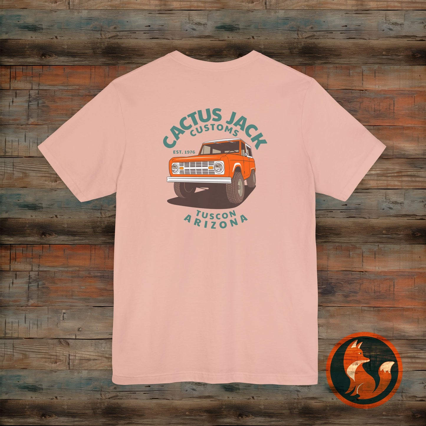 Cactus Jack Vintage Tee, Unisex Short Sleeve Shirt, Retro Graphic Tee, Car Enthusiast Gift, Casual Streetwear, Arizona Pride