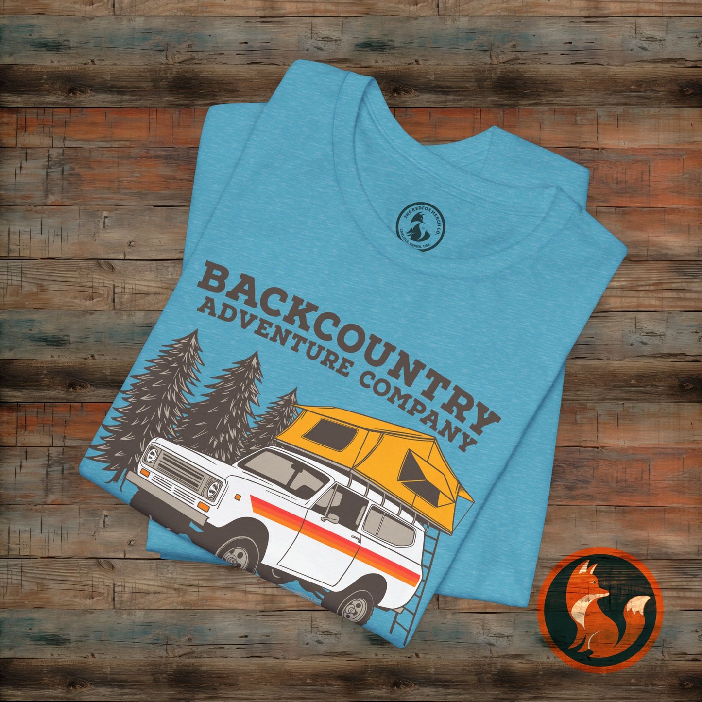 Backcountry Adventure Company Tee, Vintage Camping Shirt, Outdoor Enthusiast Gift, Unisex Graphic Tee, Travel Lover Apparel