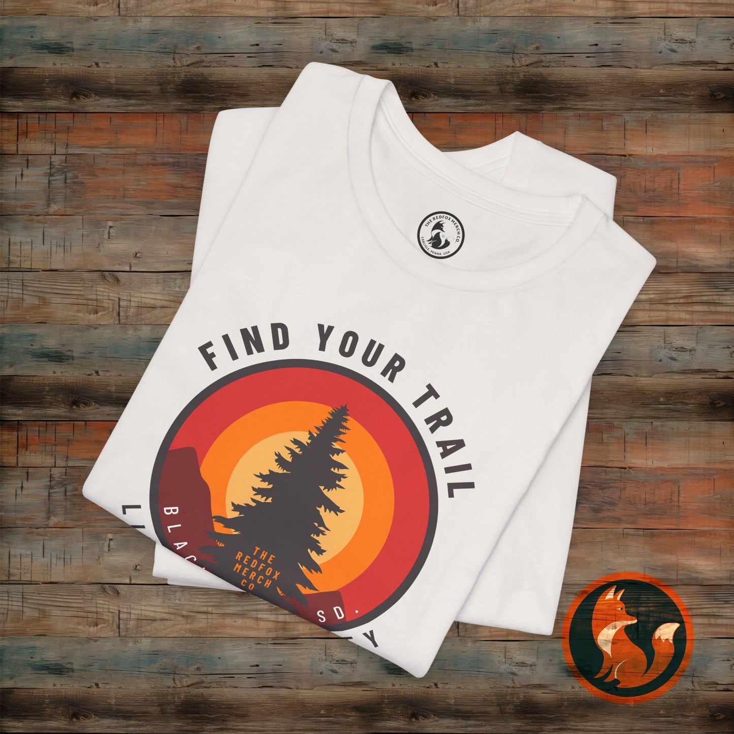 Unisex Adventure T-Shirt - Find Your Trail, Live the Journey, Outdoor Tee, Hiking Gift, Nature Lover Apparel